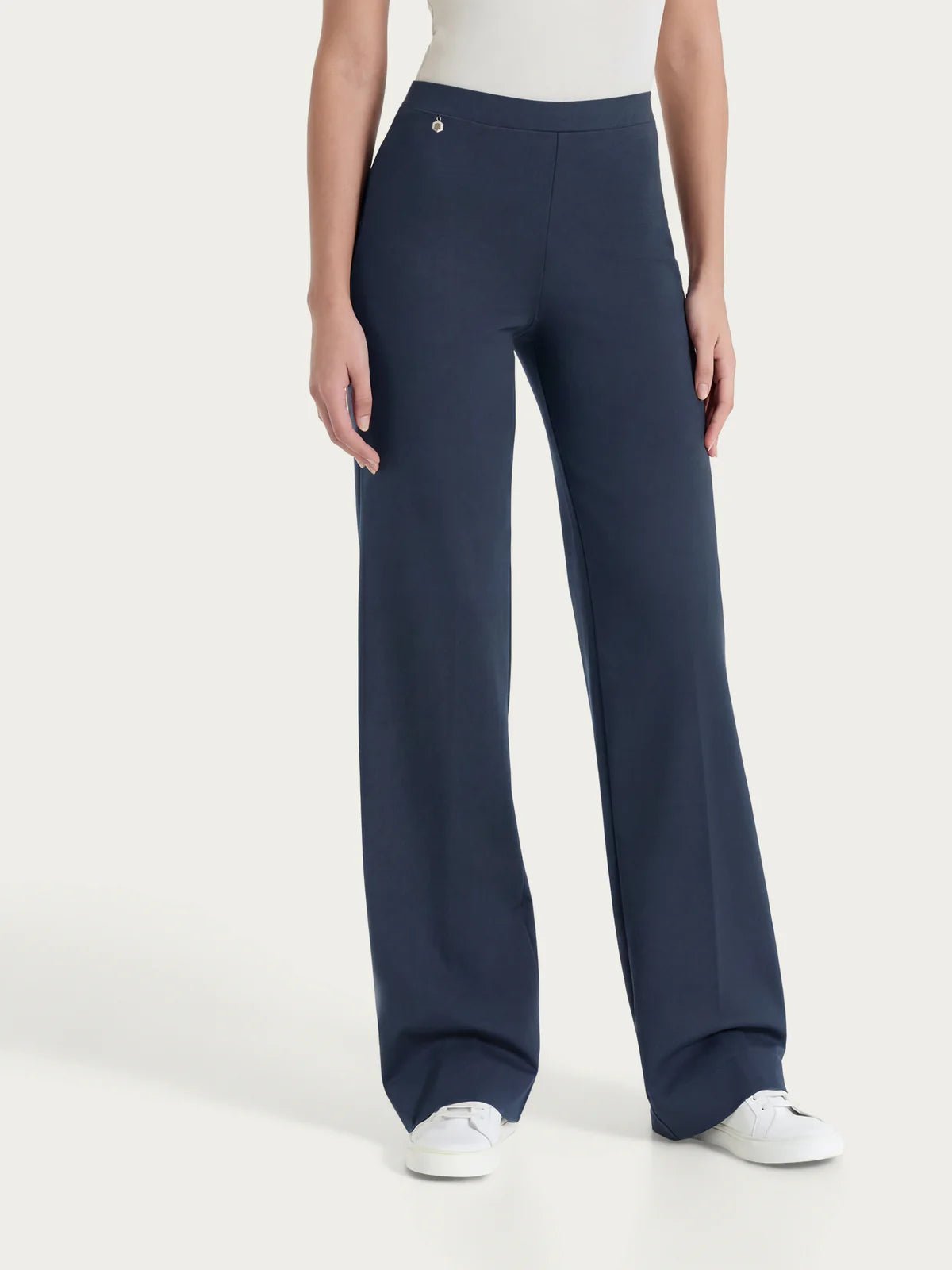 Pantalone ampio in Compact Light Donna - Ragno - World Fashion