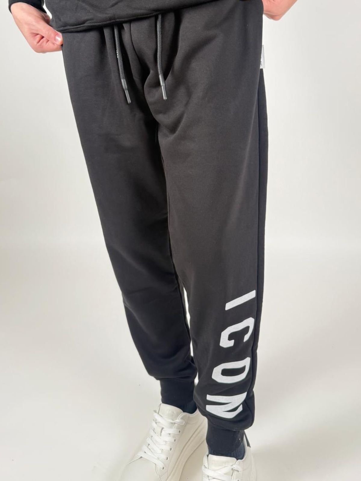 Pantalone Basico C/Logo Grande Uomo - Icon - World Fashion