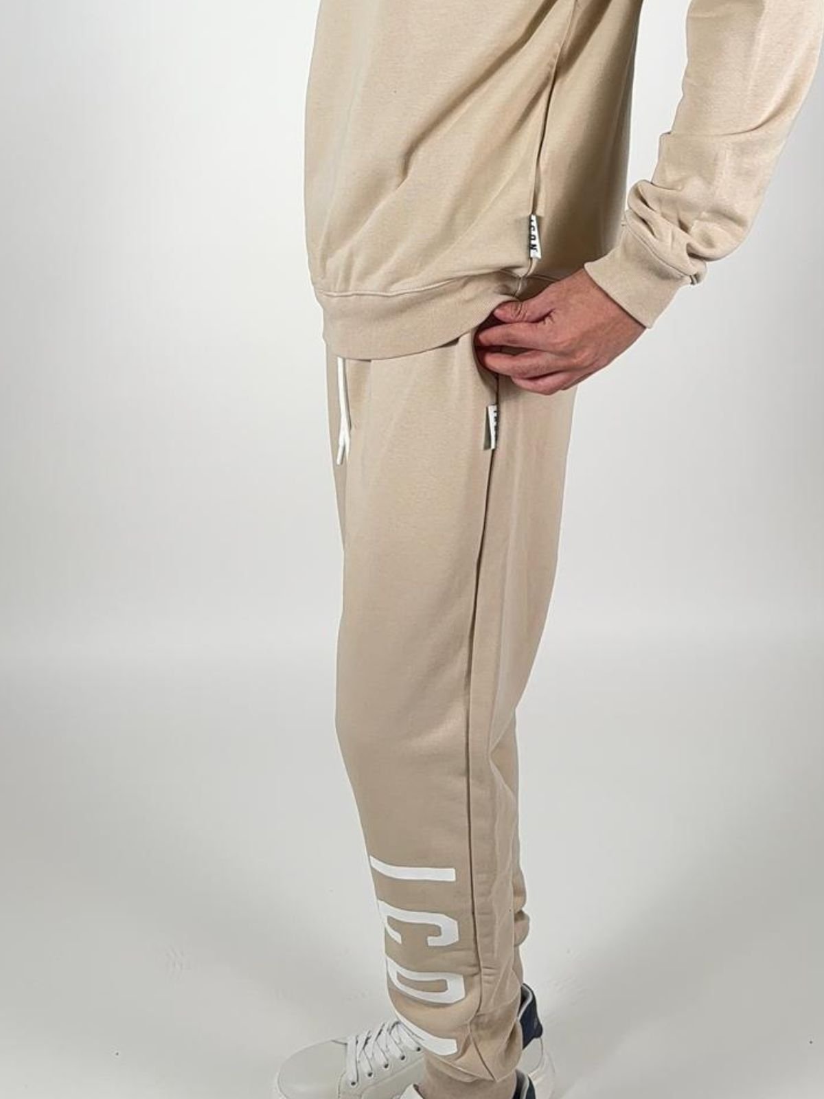 Pantalone Basico C/Logo Grande Uomo - Icon - World Fashion