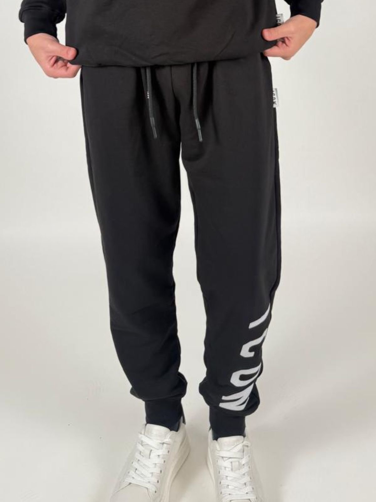 Pantalone Basico C/Logo Grande Uomo - Icon - World Fashion