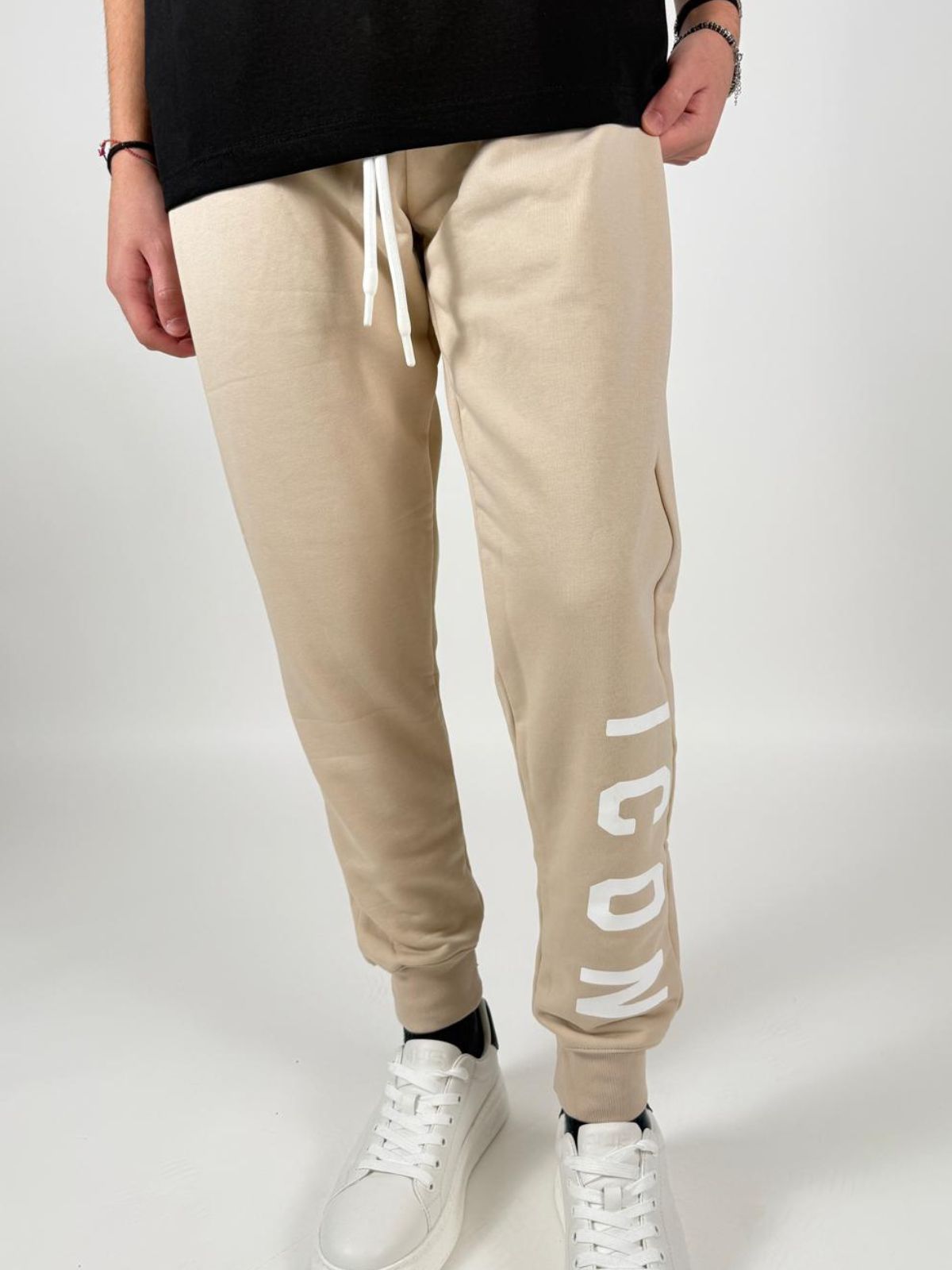 Pantalone Basico C/Logo Grande Uomo - Icon - World Fashion