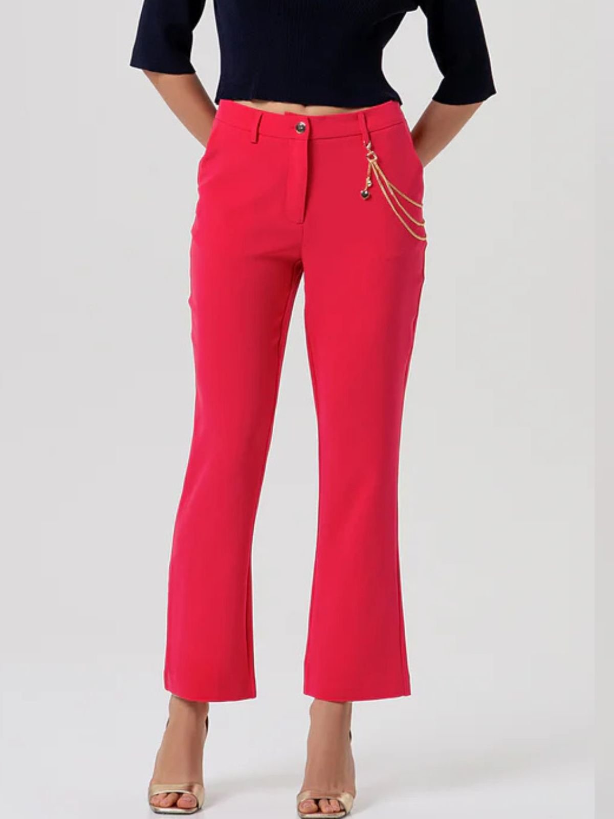 Pantalone bootcut modello chino Donna - Fracomina - World Fashion