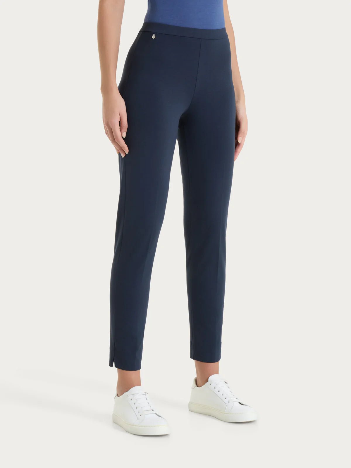 Pantalone capri con spacchetti in Compact Light Donna - Ragno - World Fashion