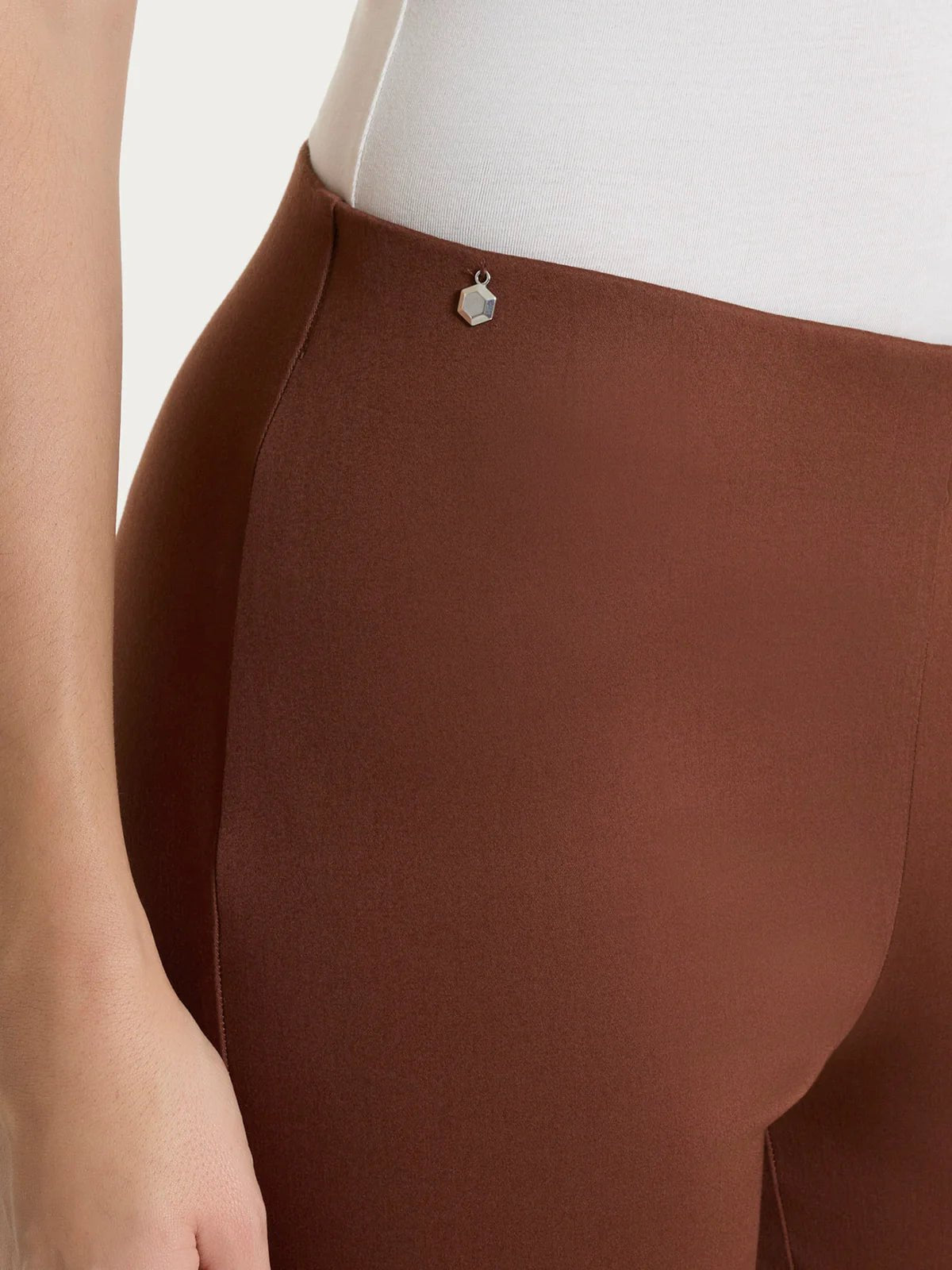 Pantalone capri con spacchetti in Satin Power Donna - Ragno - World Fashion