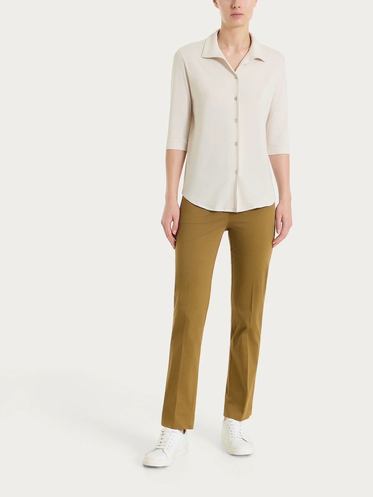 Pantalone capri dritto in Satin Power Donna - Ragno - World Fashion