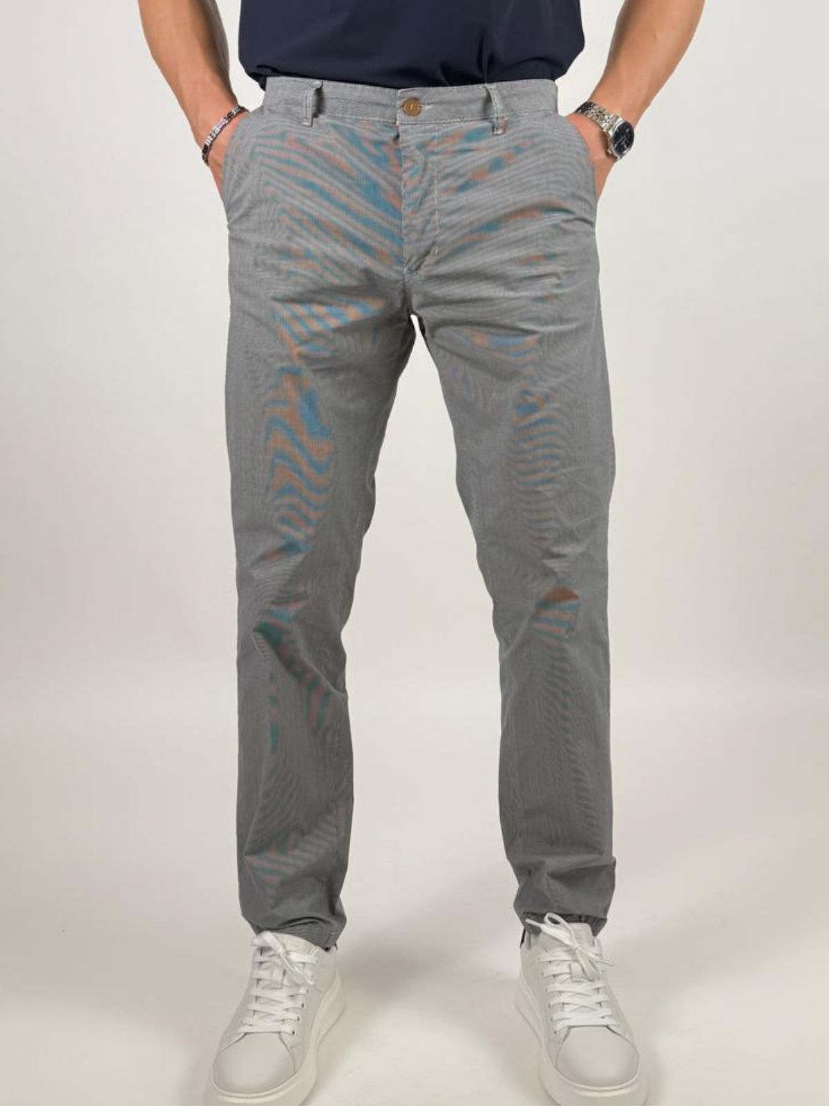 Pantalone Chino in cotone stretch Uomo - Squad2 - World Fashion