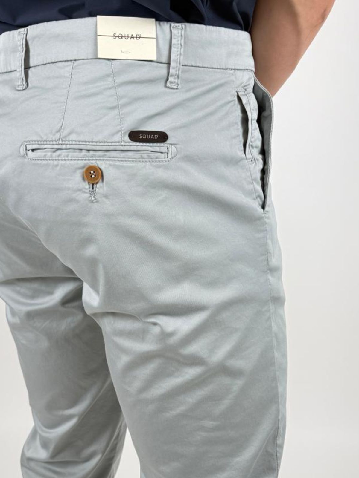 Pantalone Chino in cotone stretch Uomo - Squad2 - World Fashion