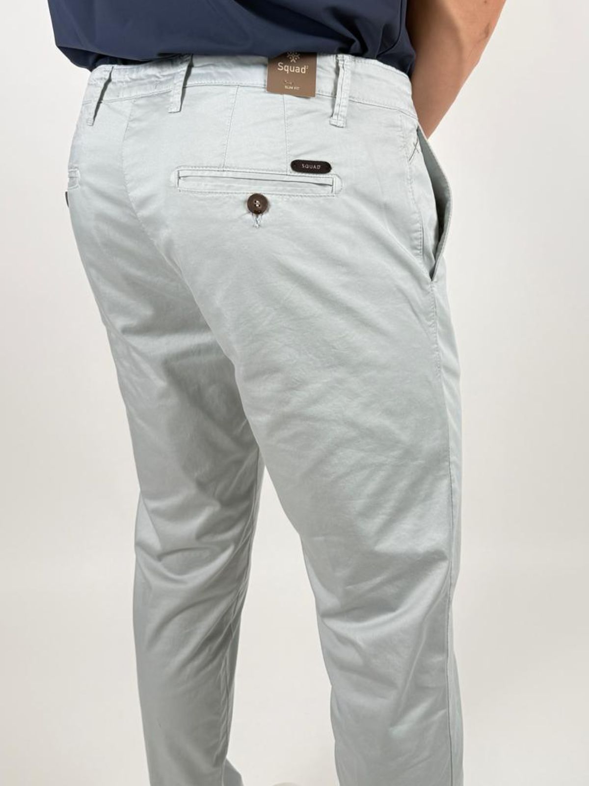 Pantalone Chino in cotone stretch Uomo - Squad2 - World Fashion