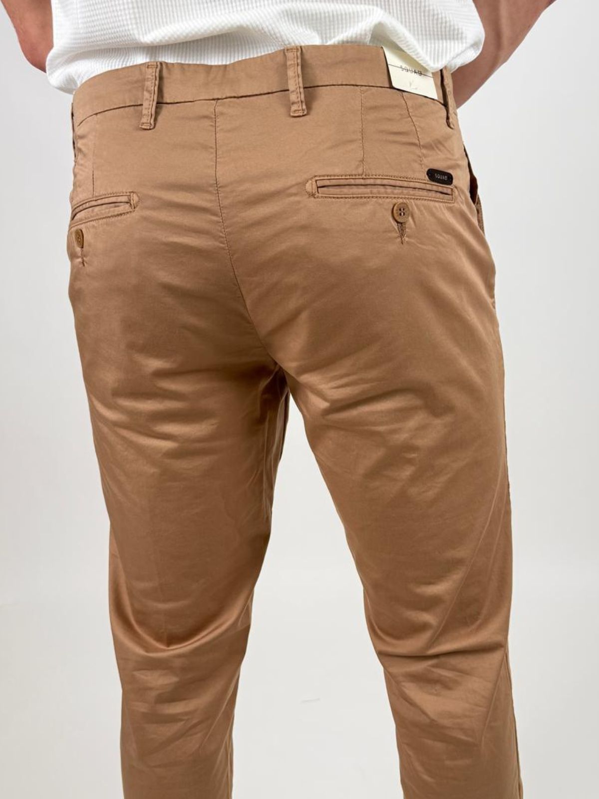 Pantalone Chino in cotone stretch Uomo - Squad2 - World Fashion