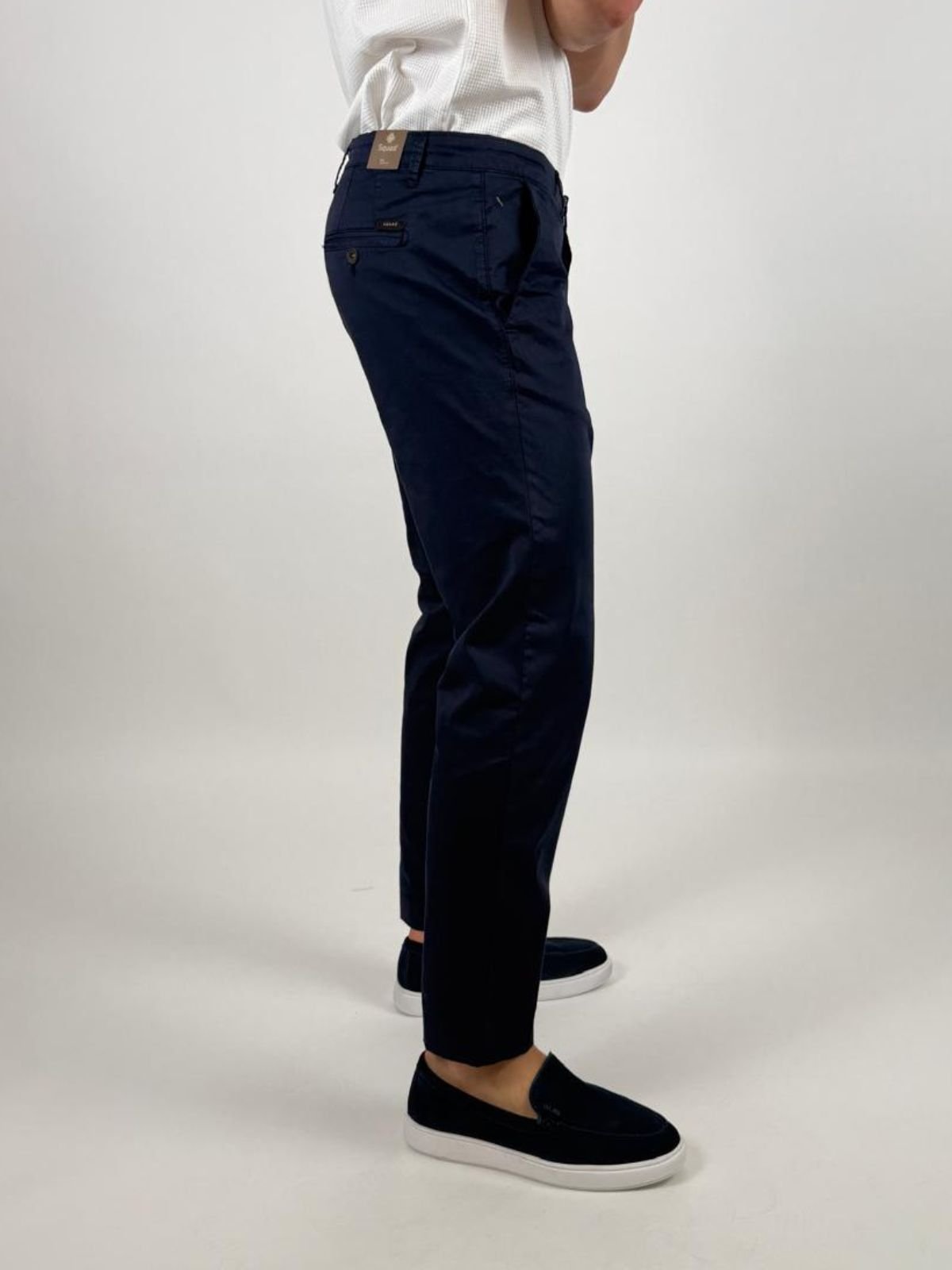 Pantalone Chino in cotone stretch Uomo - Squad2 - World Fashion