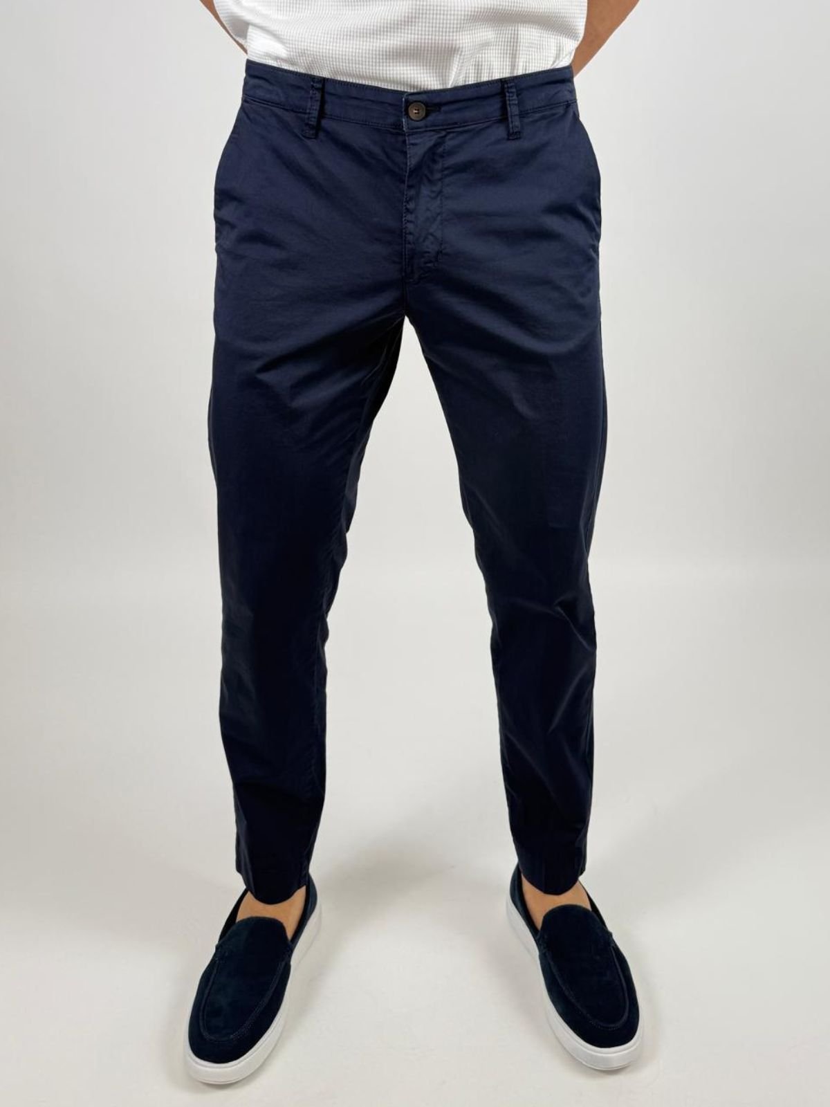 Pantalone Chino in cotone stretch Uomo - Squad2 - World Fashion