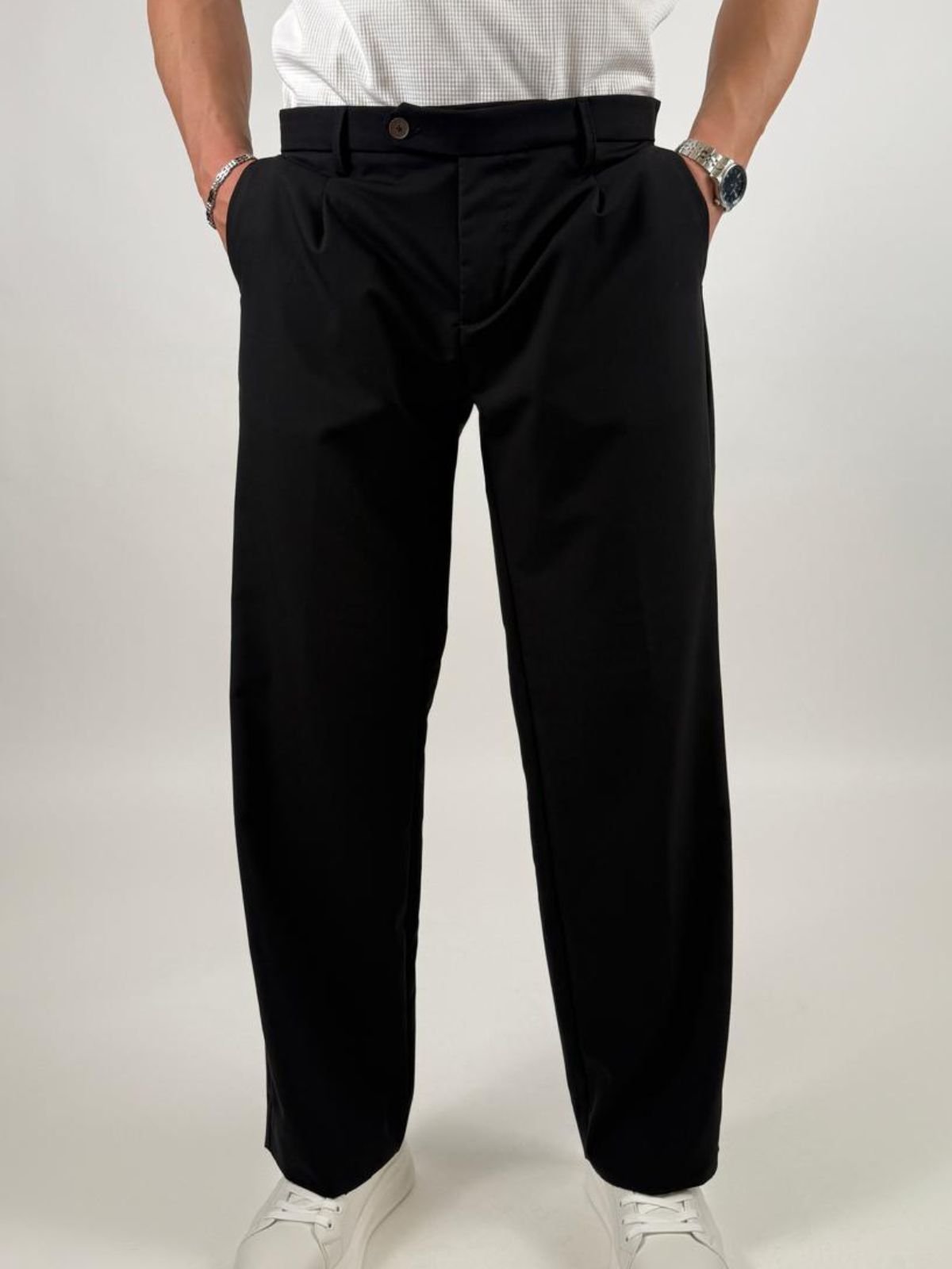 Pantalone chino in misto viscosa Uomo - Squad2 - World Fashion