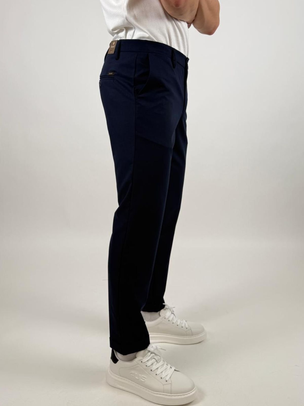 Pantalone Chino Slim fit. Vita media. Uomo - Squad2 - World Fashion