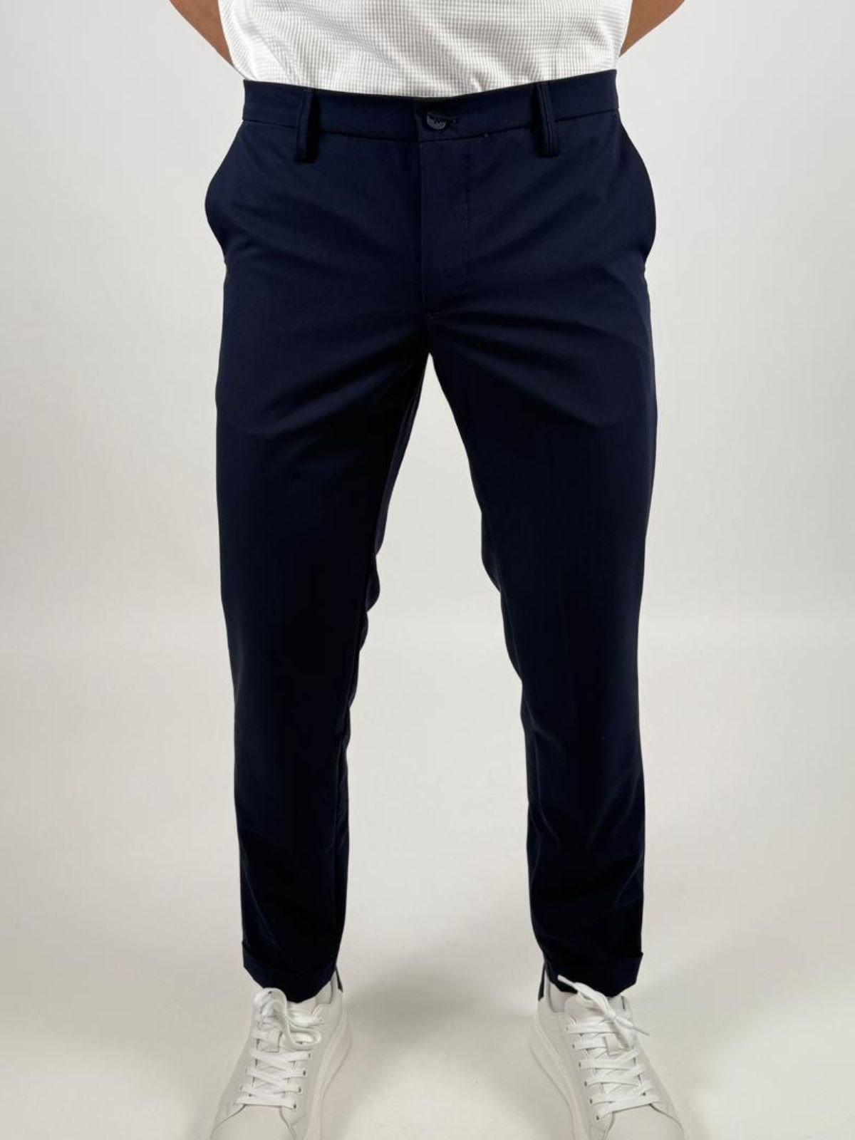 Pantalone Chino Slim fit. Vita media. Uomo - Squad2 - World Fashion