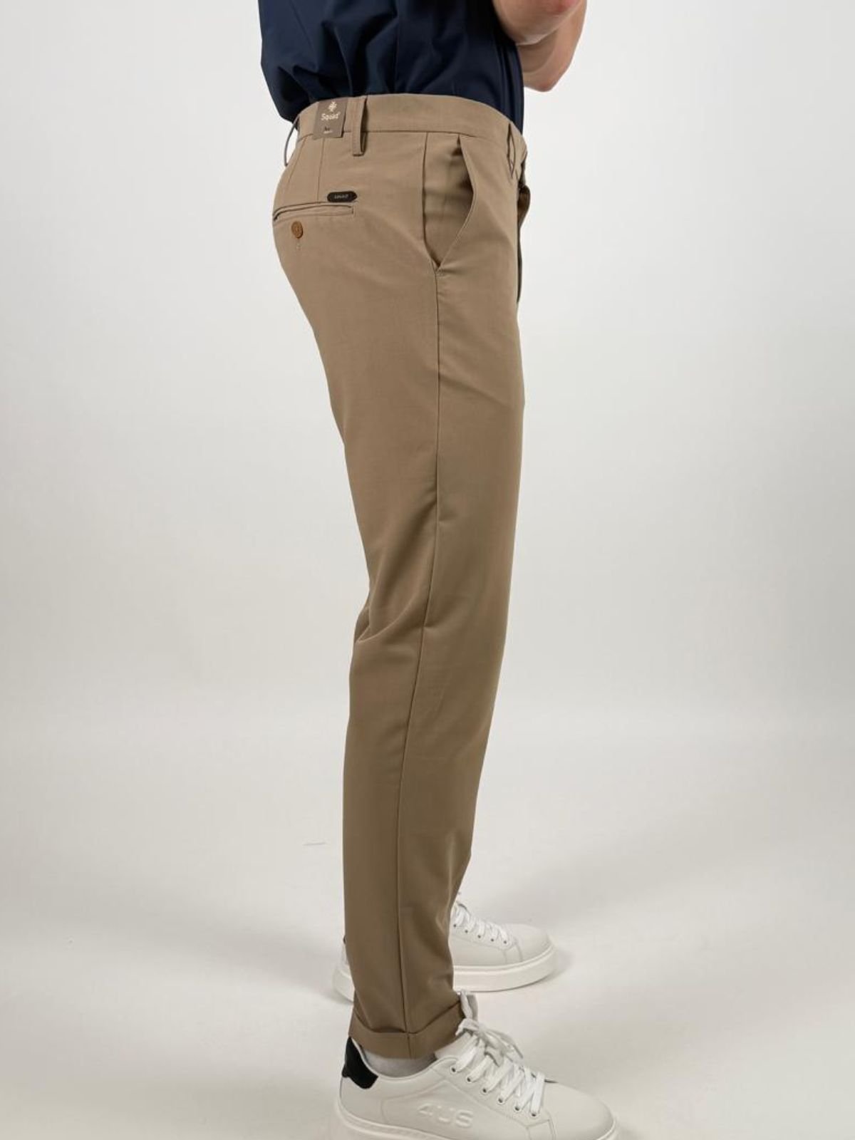 Pantalone Chino Slim fit. Vita media. Uomo - Squad2 - World Fashion