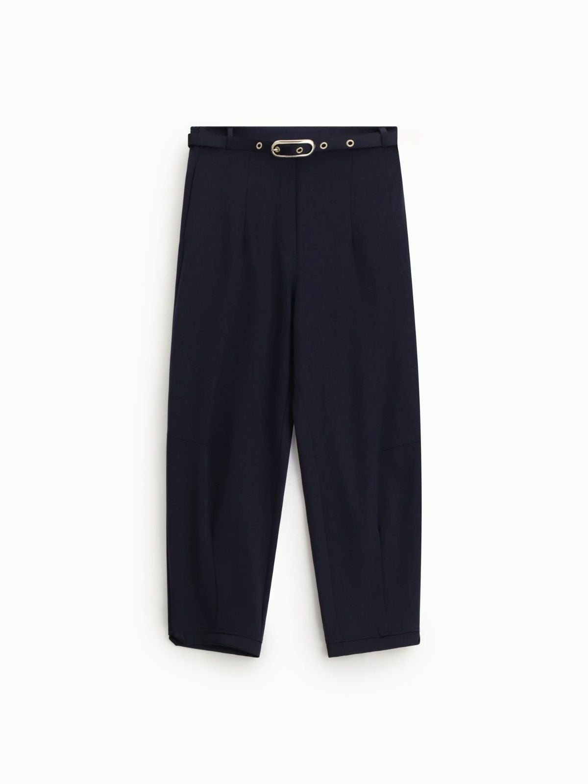 Pantalone cropped con cintura decorativa Donna - Imperial - World Fashion