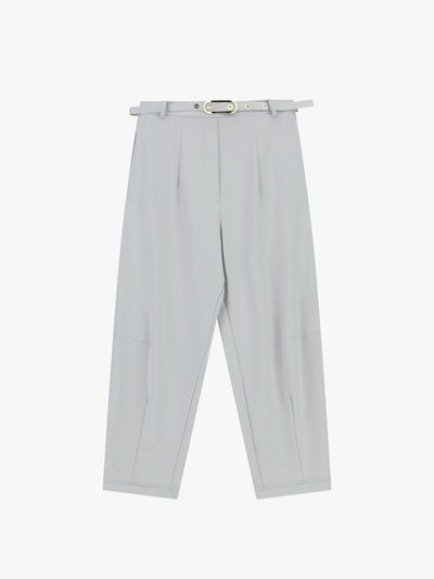 Imperial - Pantalone cropped con cintura decorativa - Donna