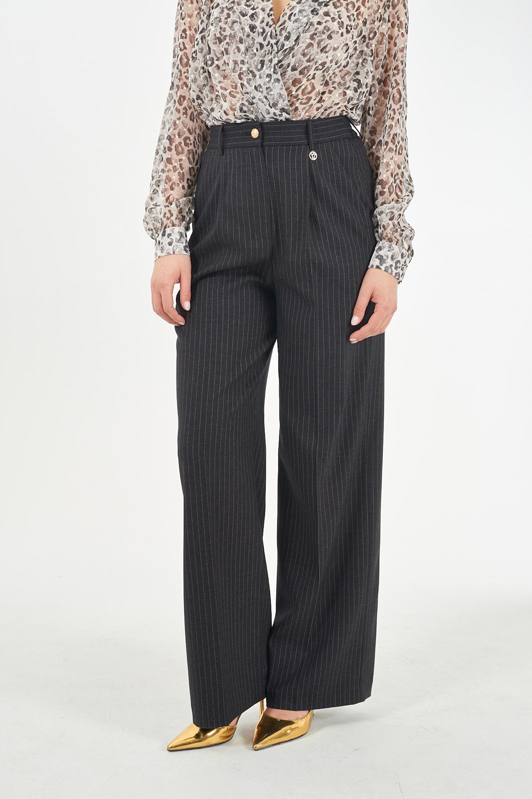 Pantalone Donna Chinos Con Elastico Vita Dietro Donna - Yes Zee - World Fashion