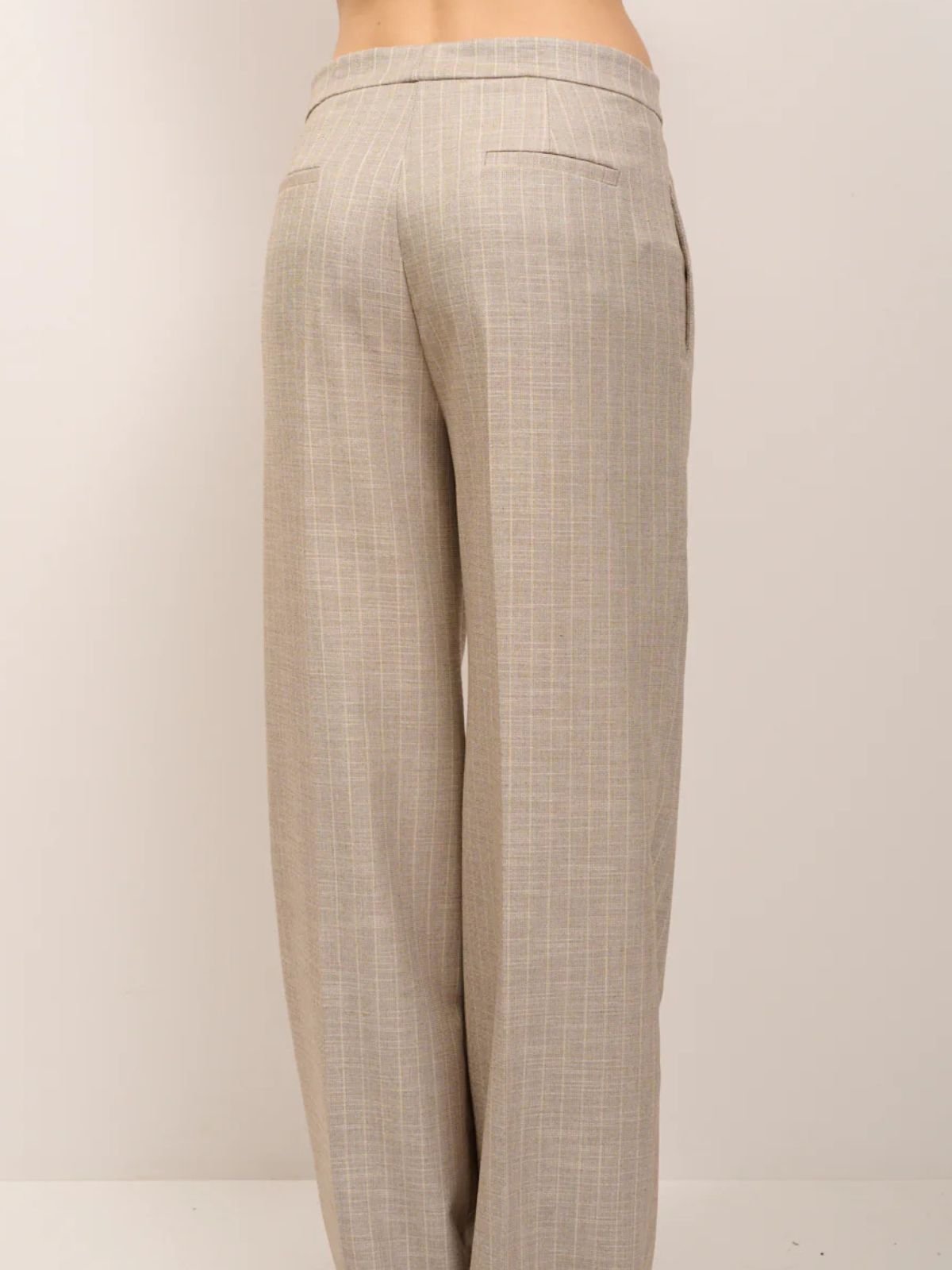 Pantalone dritto tasca chino gessato Donna - Vicolo - World Fashion
