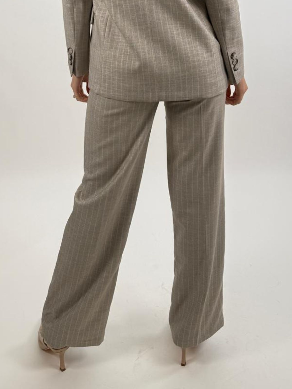 Pantalone dritto tasca chino gessato Donna - Vicolo - World Fashion