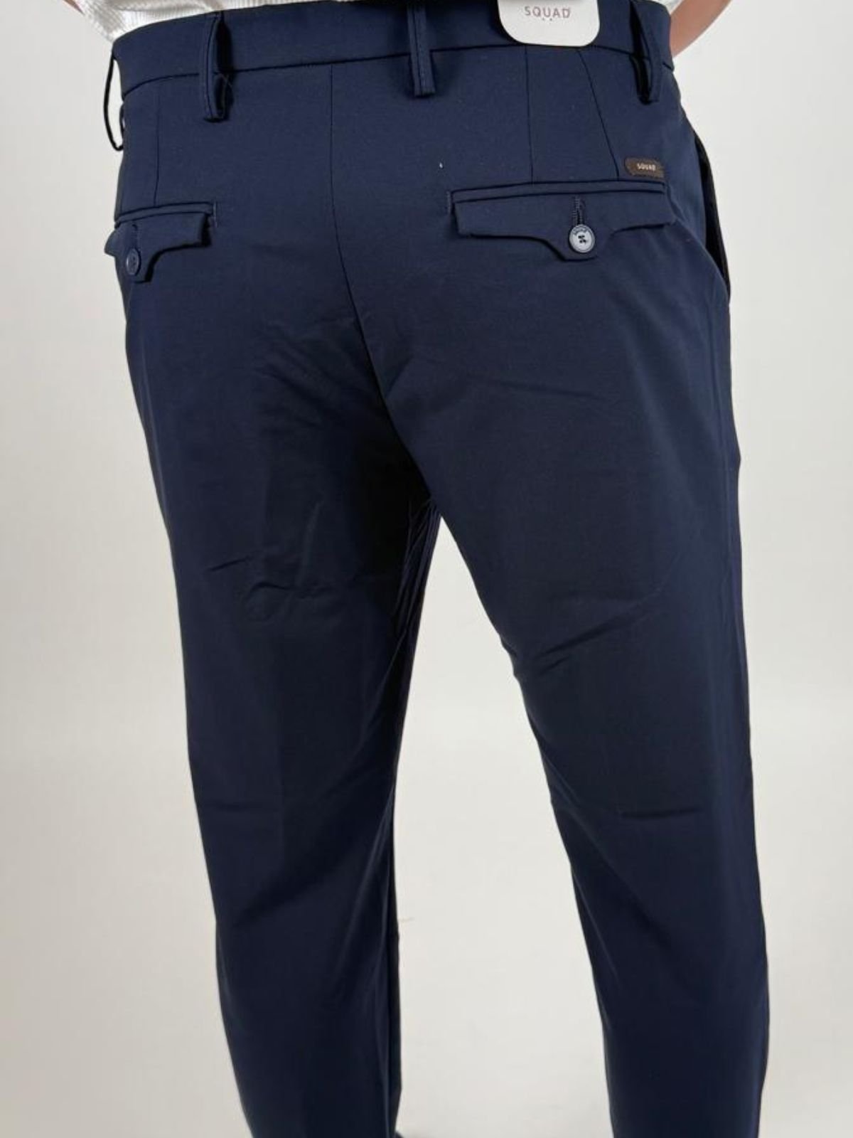 Pantalone elegante slim fit con pinces Uomo - Squad2 - World Fashion