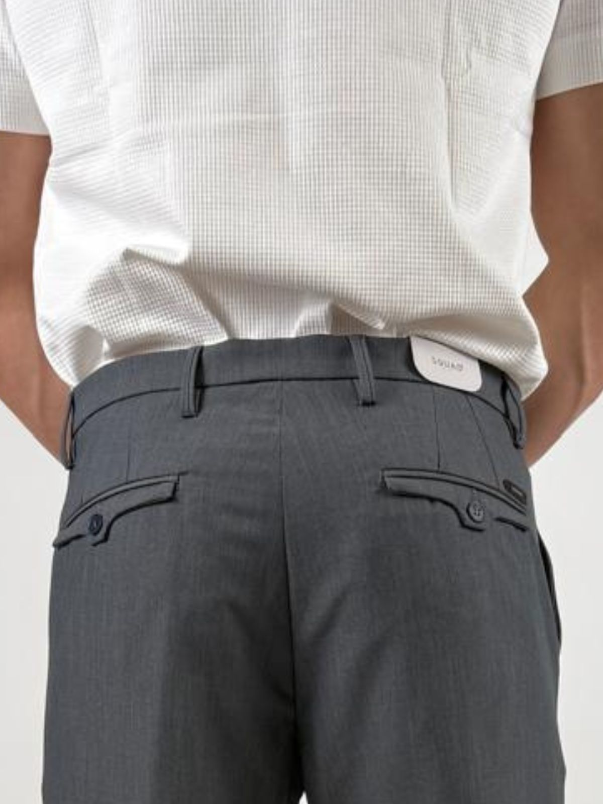 Pantalone elegante slim fit con pinces Uomo - Squad2 - World Fashion