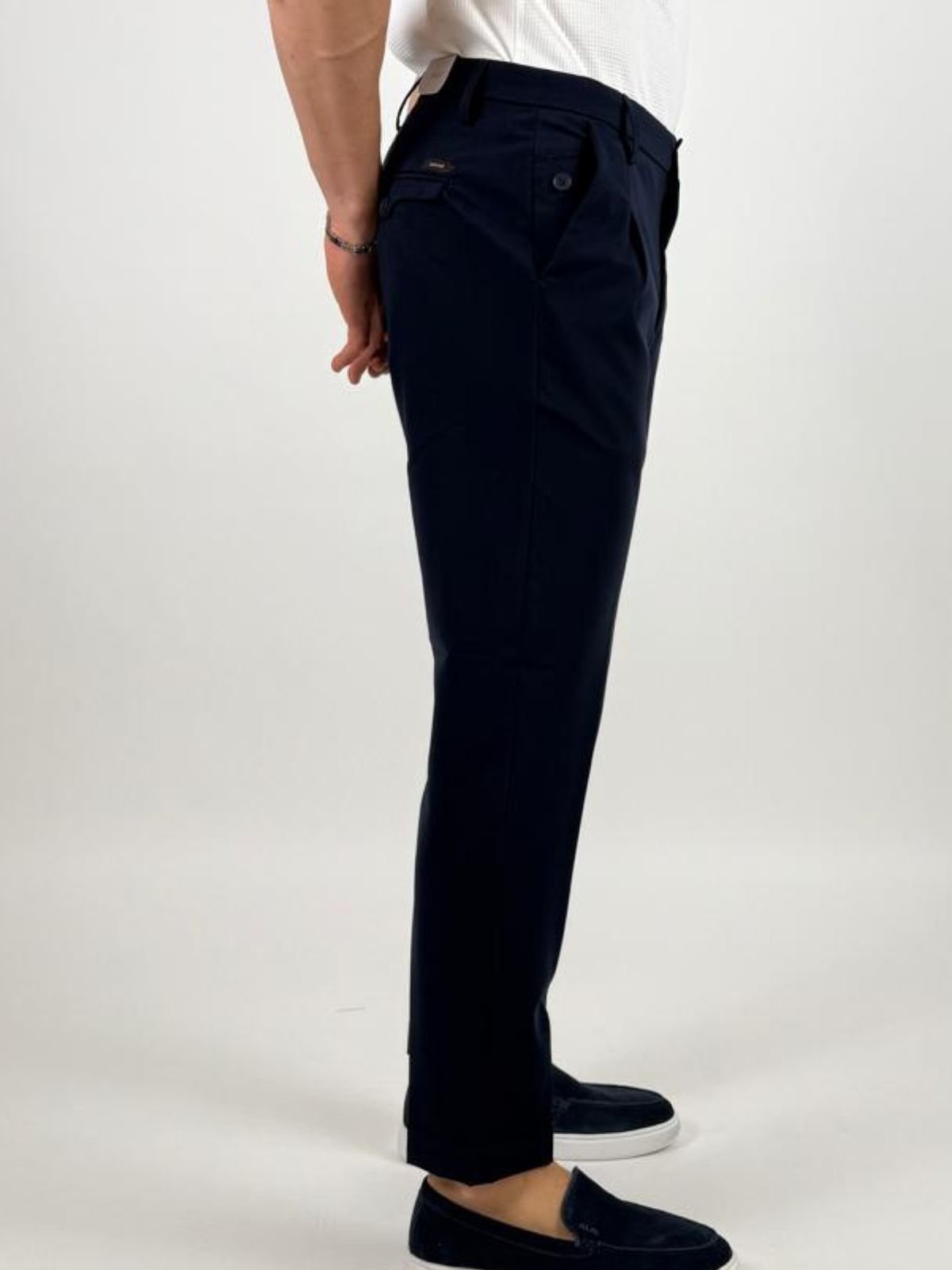 Pantalone elegante slim fit con pinces Uomo - Squad2 - World Fashion
