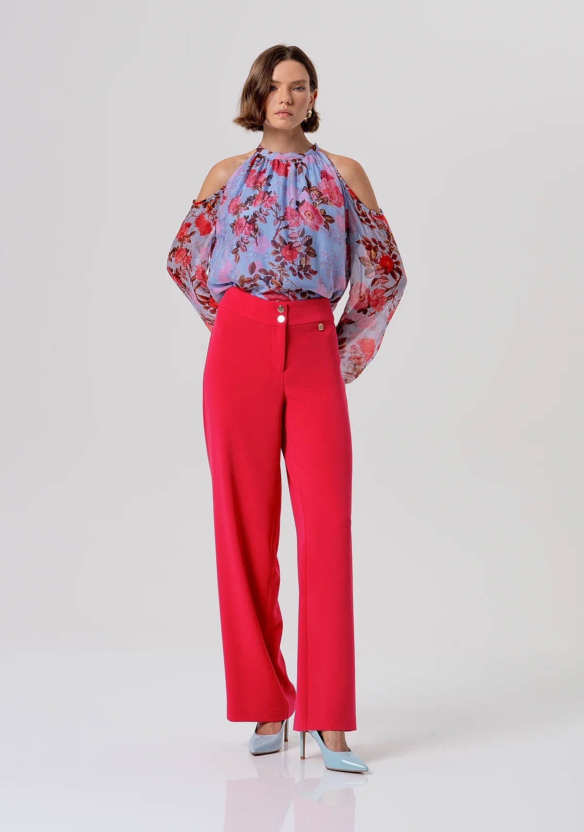 Pantalone flare a palazzo Donna - Fracomina - World Fashion