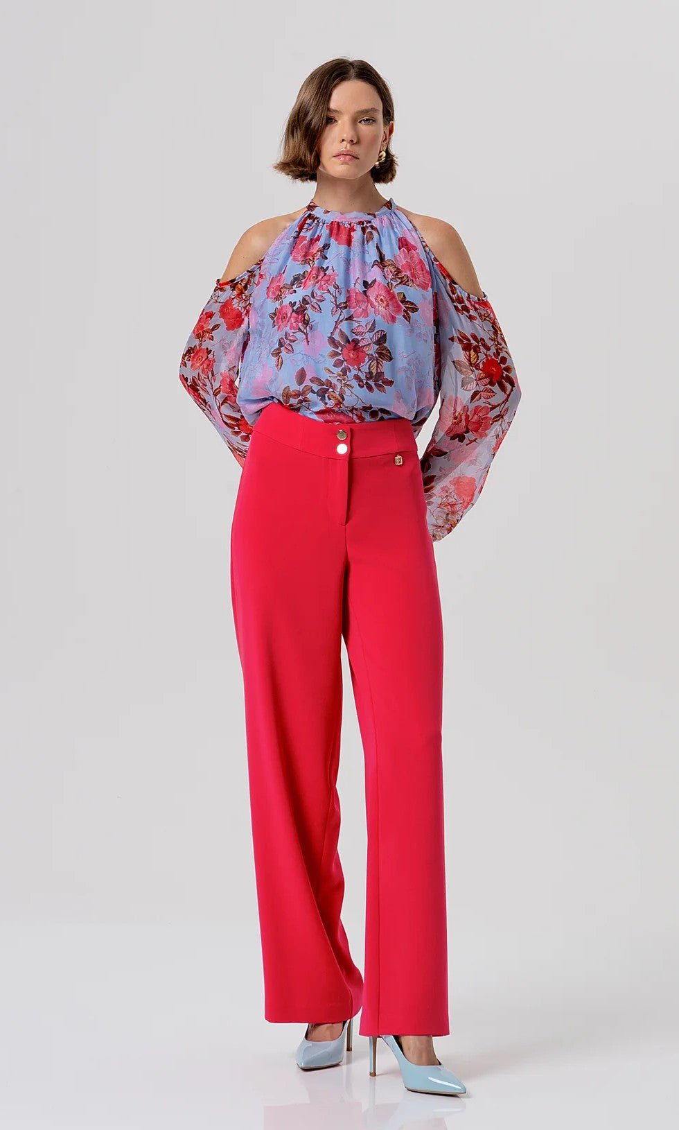 Pantalone flare a palazzo Donna - Fracomina - World Fashion