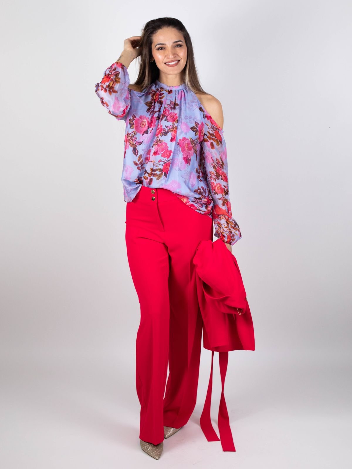 Pantalone flare a palazzo Donna - Fracomina - World Fashion