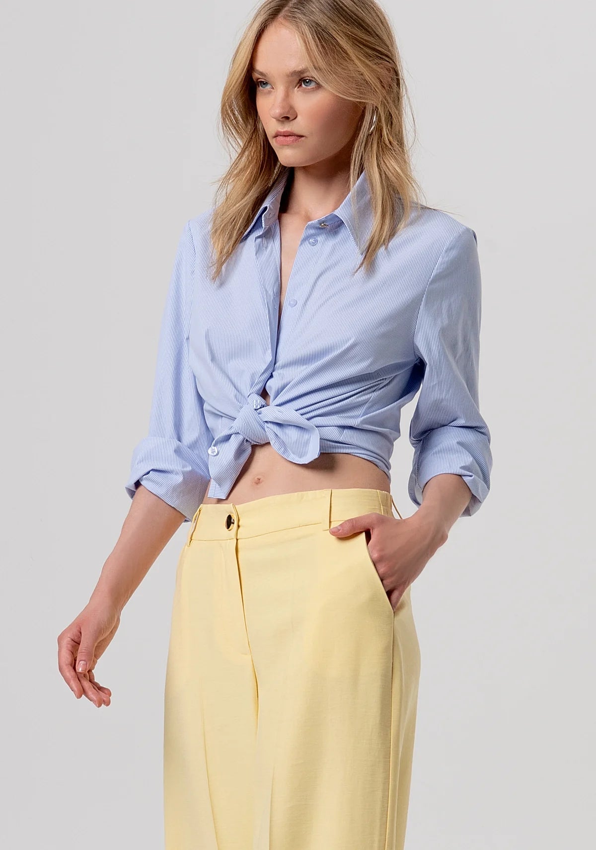 Pantalone flare a palazzo Donna - Fracomina - World Fashion