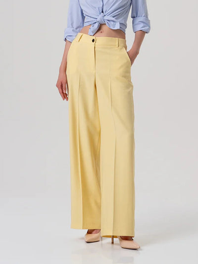 Fracomina - Pantalone flare a palazzo - Donna