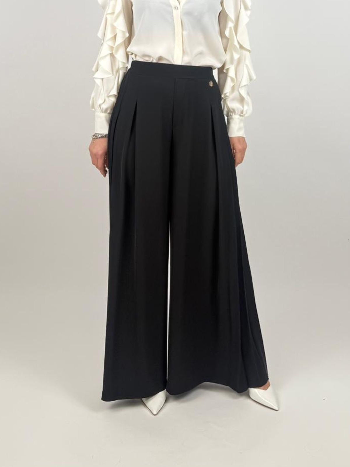 Pantalone flare a palazzo Donna - Fracomina - World Fashion
