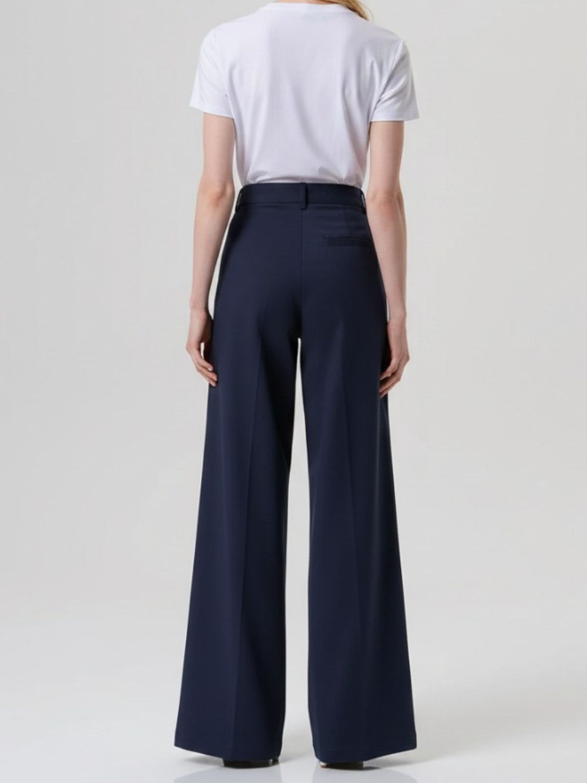 Pantalone flare in gabardina di cotone Donna - Fracomina - World Fashion