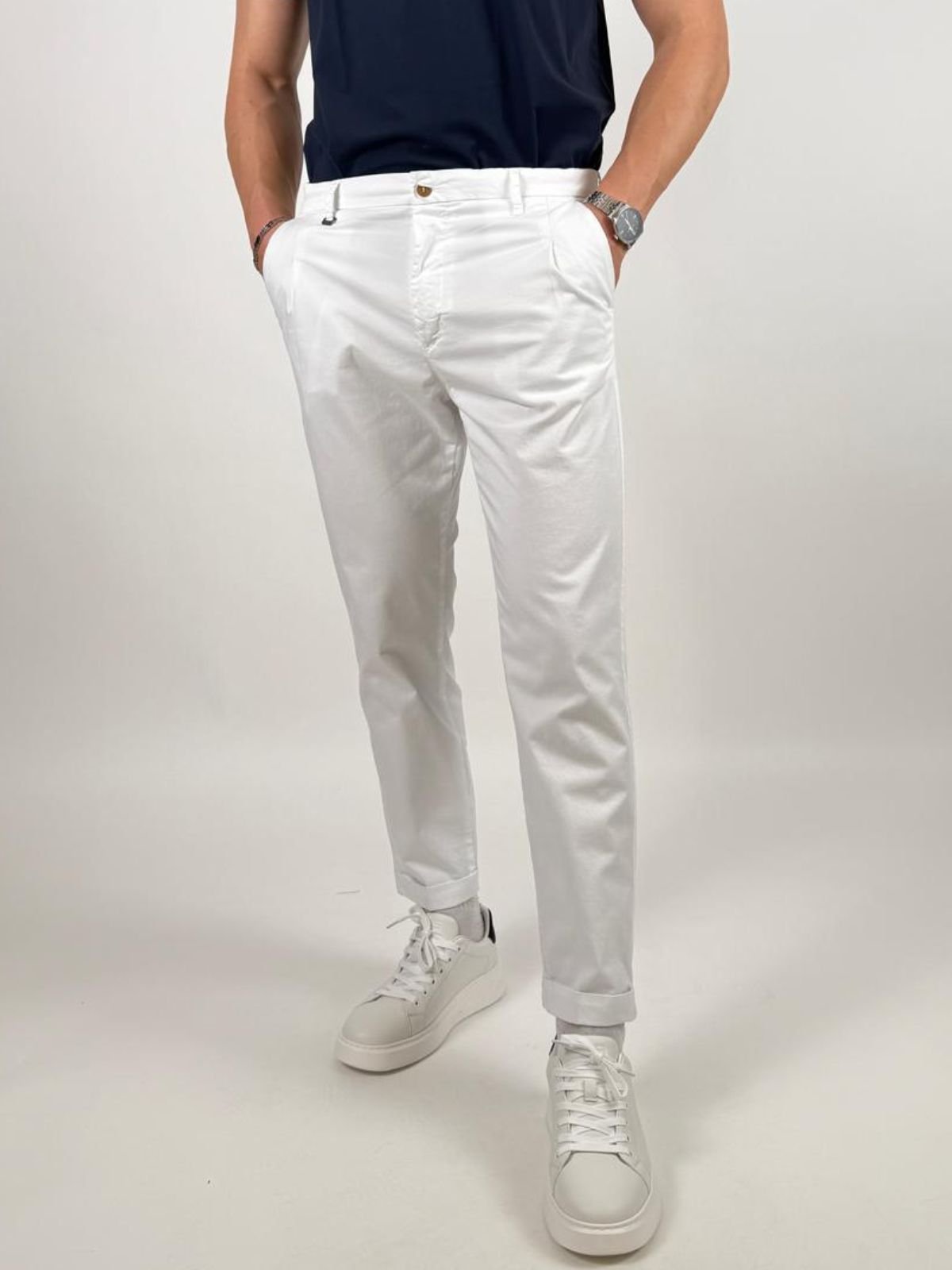 Pantalone in cotone Chino Uomo - Squad2 - World Fashion