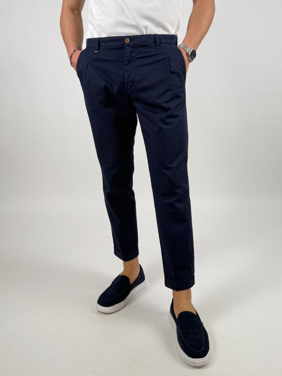 Pantalone in cotone Chino Uomo - Squad2 - World Fashion