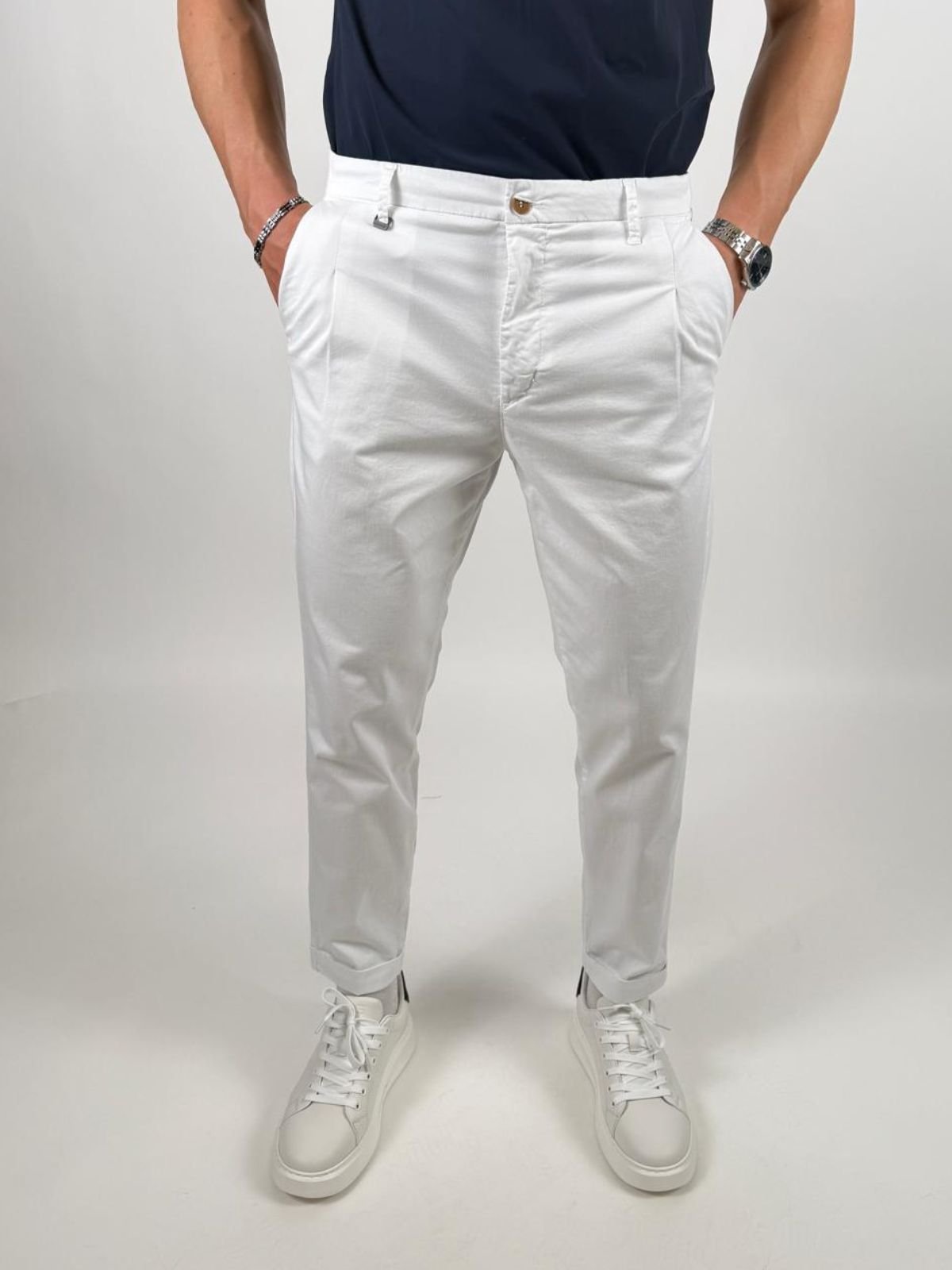 Pantalone in cotone Chino Uomo - Squad2 - World Fashion