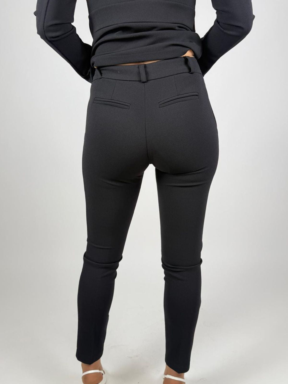 Pantalone in scuba crèpe slim Donna - Rinascimento - World Fashion