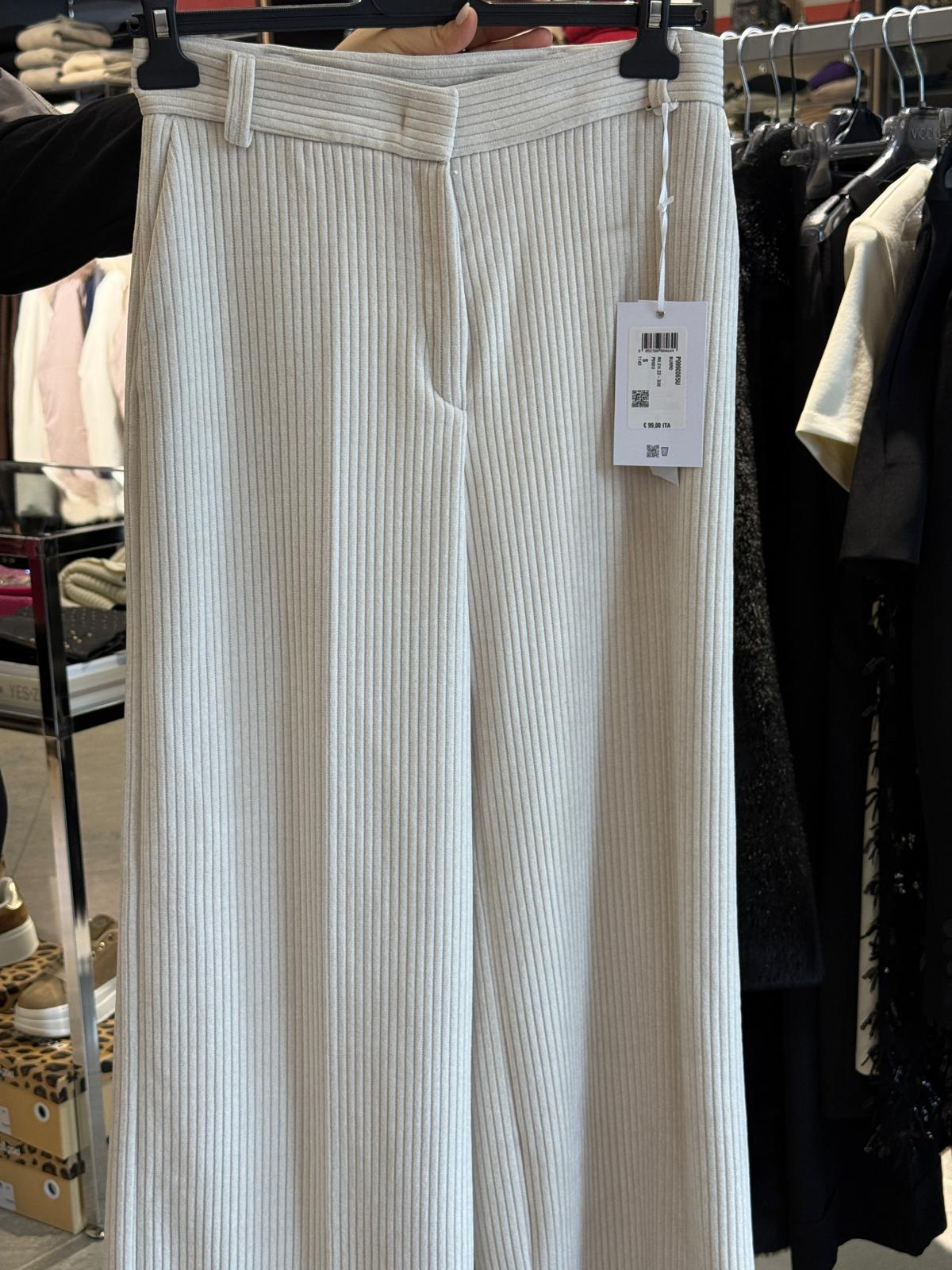 Pantalone in tessuto costinato Donna - IMPERIAL - P9990065U - World Fashion