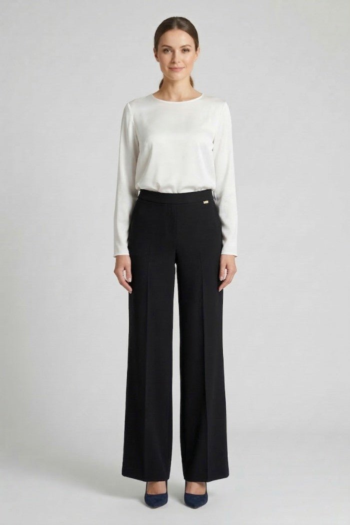 Pantalone In Tessuto Fluido Donna - Markup - World Fashion