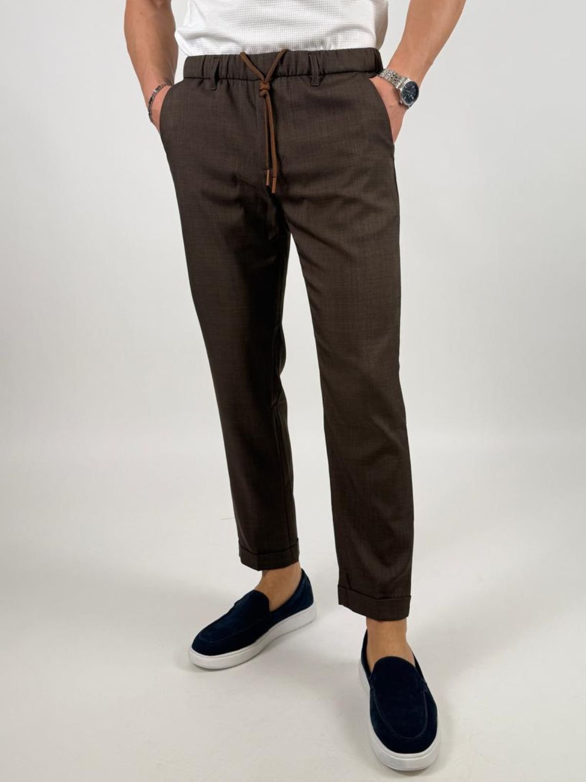 Pantalone jogger con coulisse Uomo - Squad2 - World Fashion