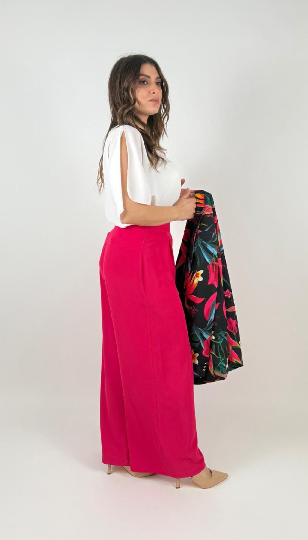 Pantalone Palazzo Donna - Yes Zee - World Fashion
