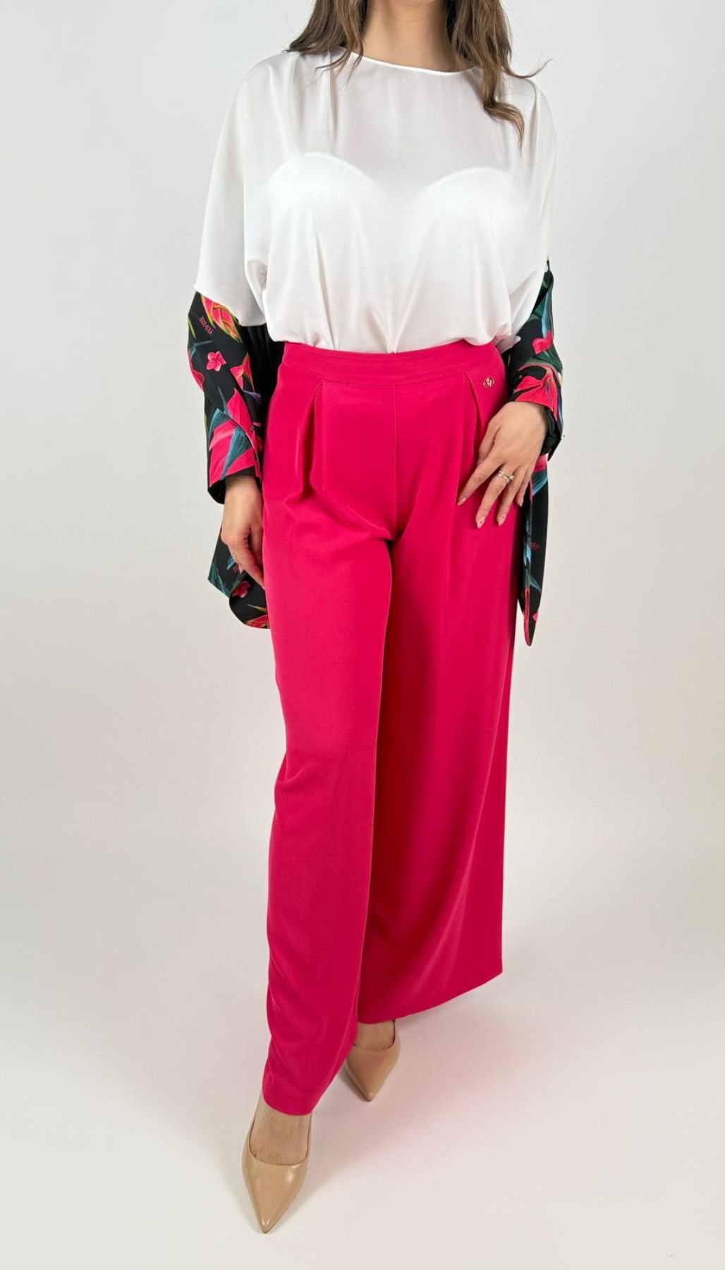 Pantalone Palazzo Donna - Yes Zee - World Fashion