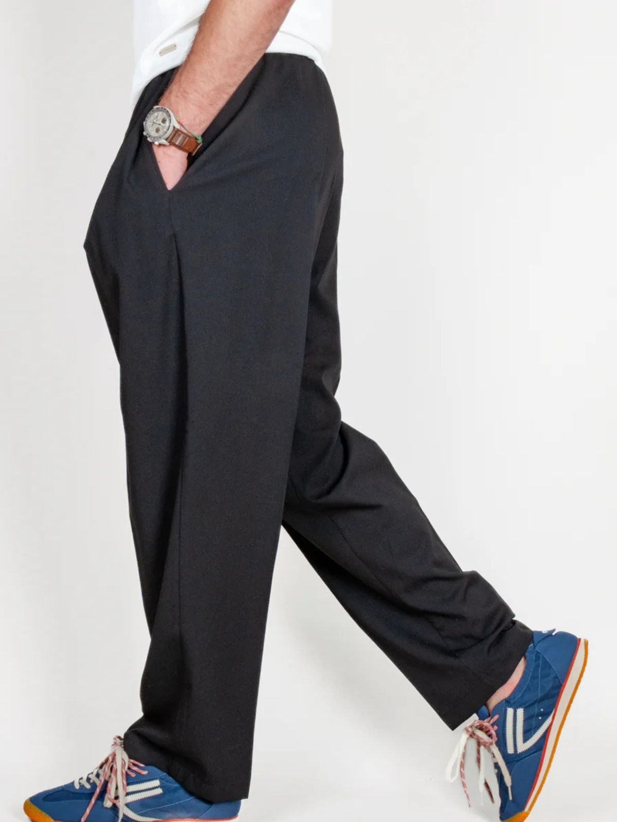 Pantalone regular - fit vita media con coulisse Uomo - Imperial - World Fashion