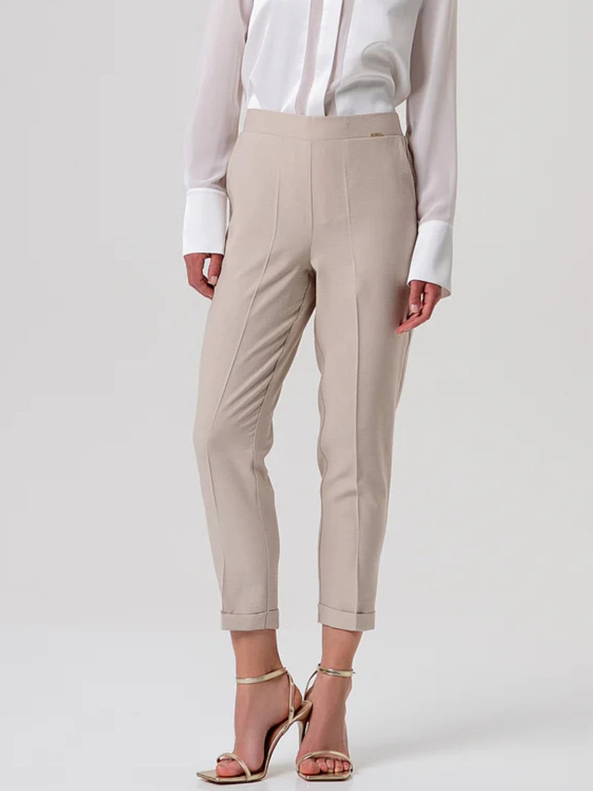 Pantalone regular modello chino Donna - Fracomina - World Fashion