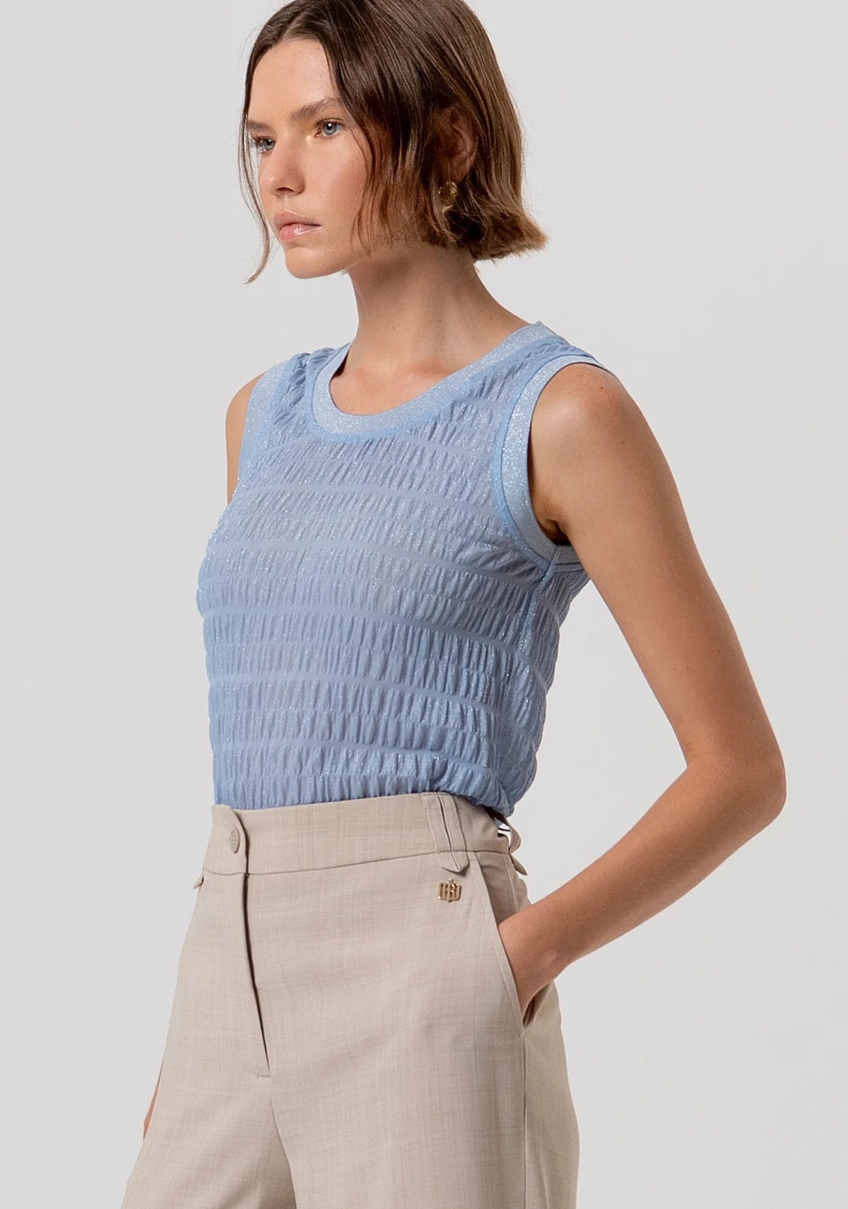 Pantalone regular modello chino Donna - Fracomina - World Fashion