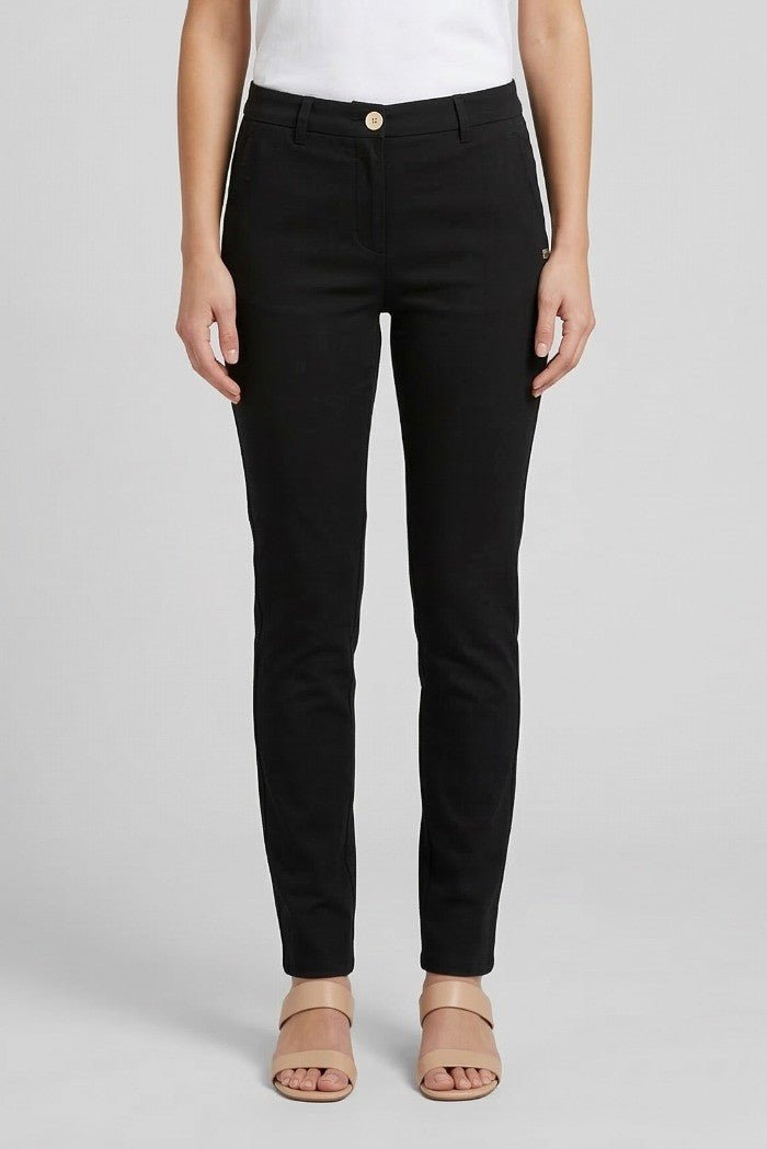 Pantalone straight bengalina in misto viscosa Donna - Markup - World Fashion