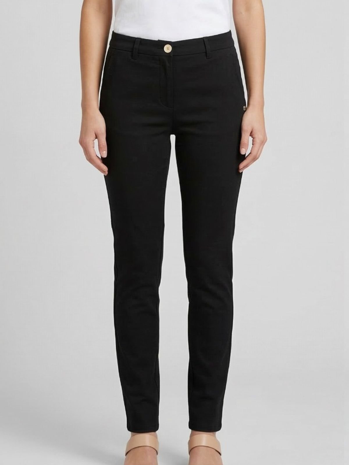 Pantalone straight bengalina in misto viscosa Donna - Markup - World Fashion