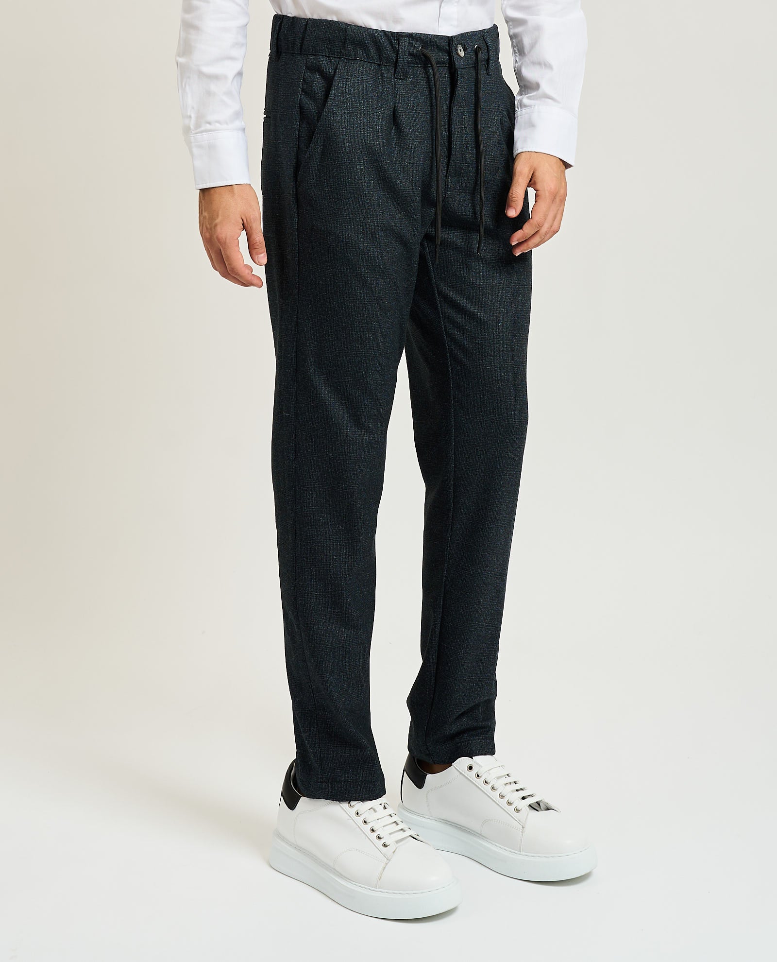 Pantalone Uomo, Coulisse + Elastico, Pinces Uomo - Yes Zee - P680WN00 - World Fashion