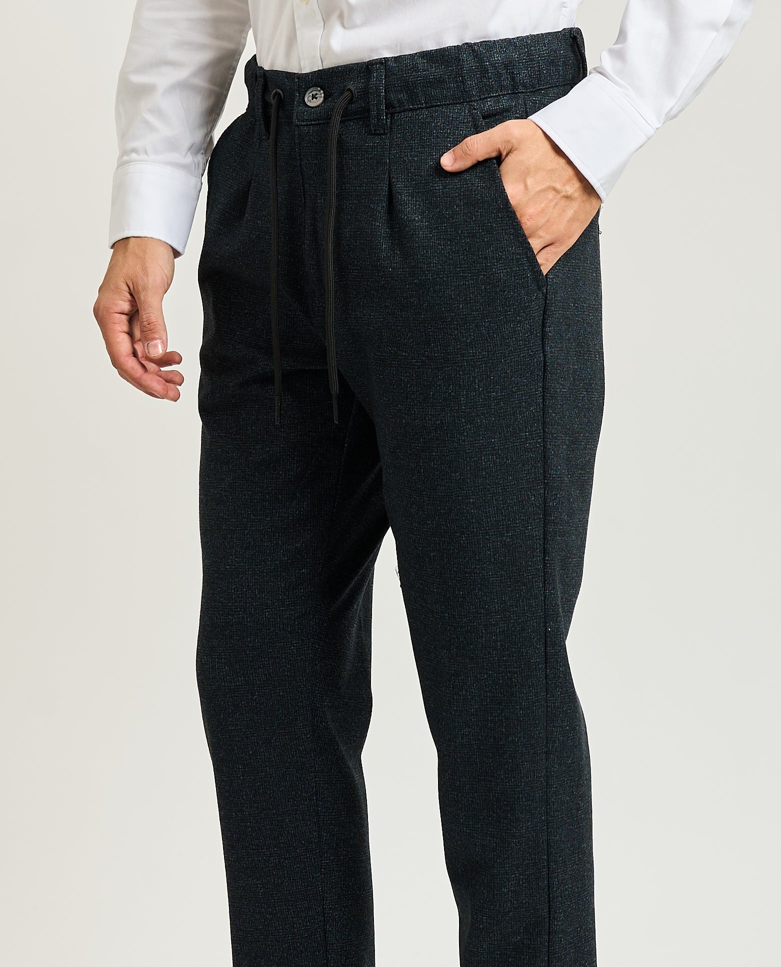 Pantalone Uomo, Coulisse + Elastico, Pinces Uomo - Yes Zee - P680WN00 - World Fashion